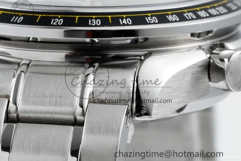 0215 Speedmaster Racing Master SS HKF Best Edition Gray Black Dial on SS Bracelet A Sustainable 7805